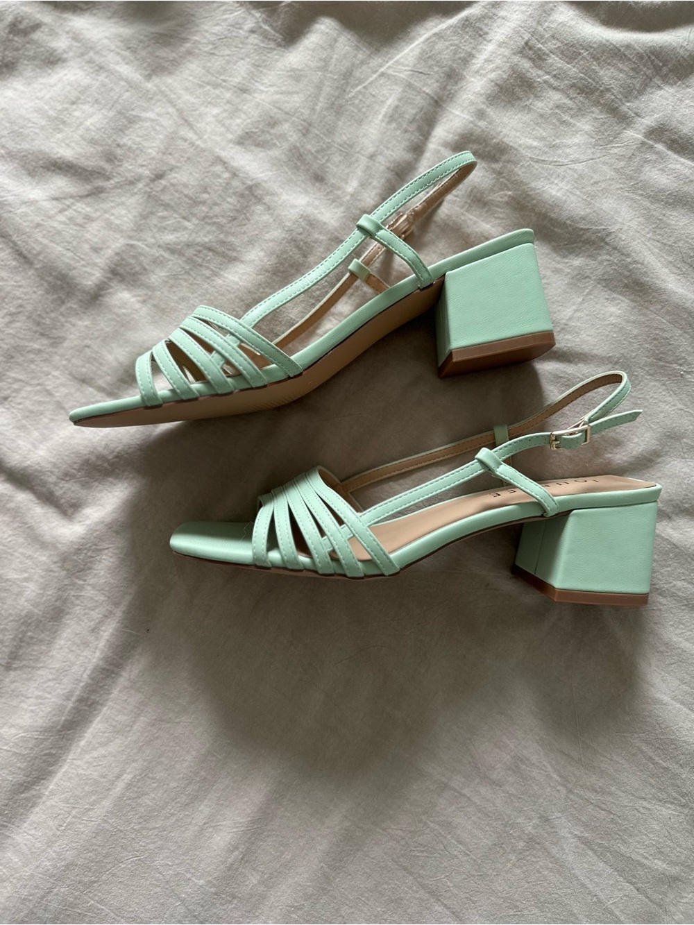 Women’s Mint Green Slingback Block Heels